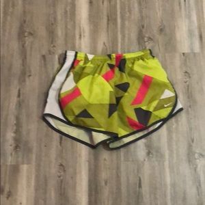 Green Pattern Nike Shorts